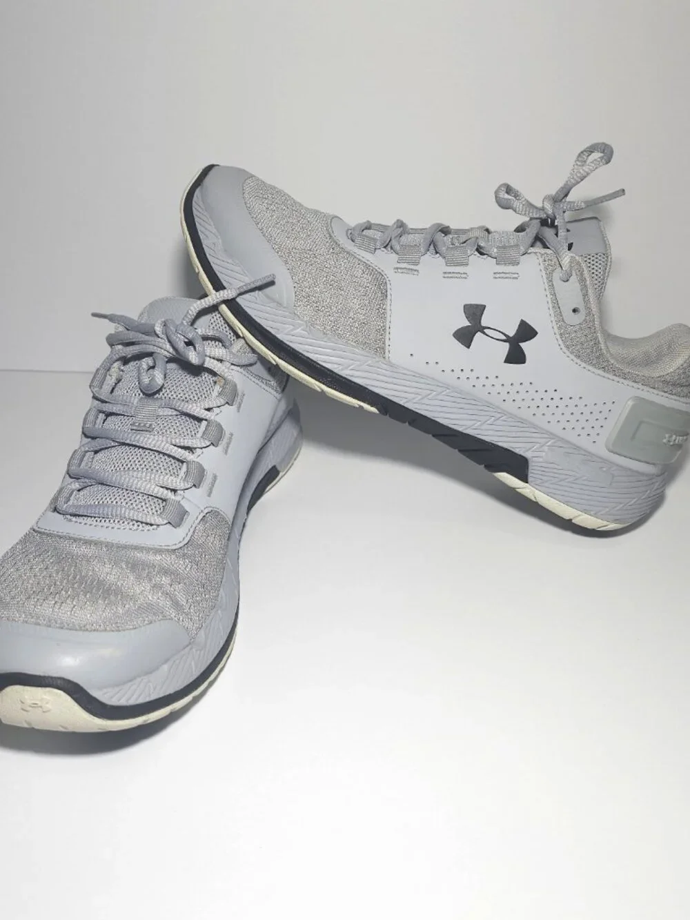 Under Armour Commit TR EX 3020789-109 Grey Training Shoes Men's Sz 8.5